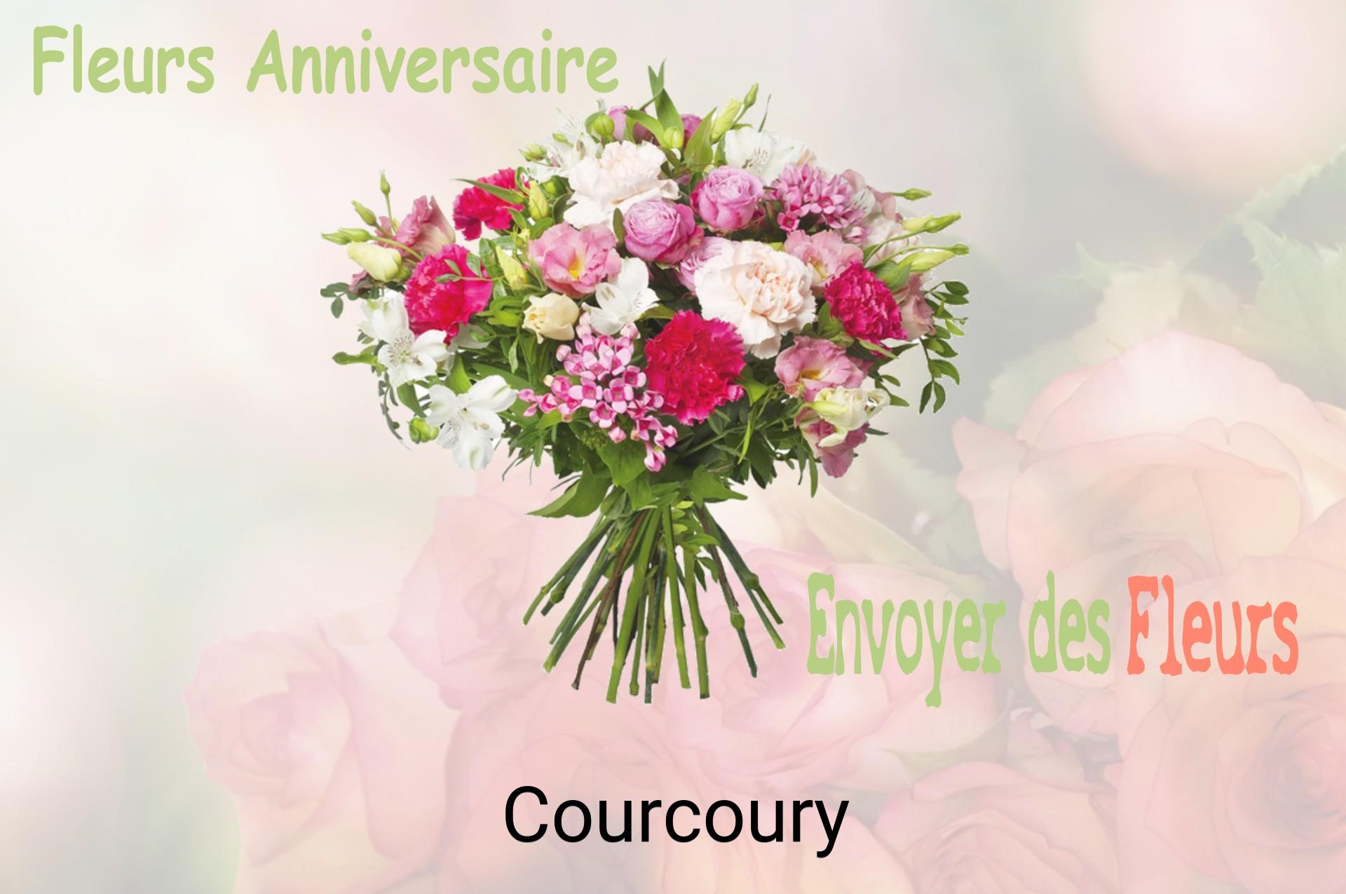 Bouquet de fleurs d’anniversaire livré à Courcoury